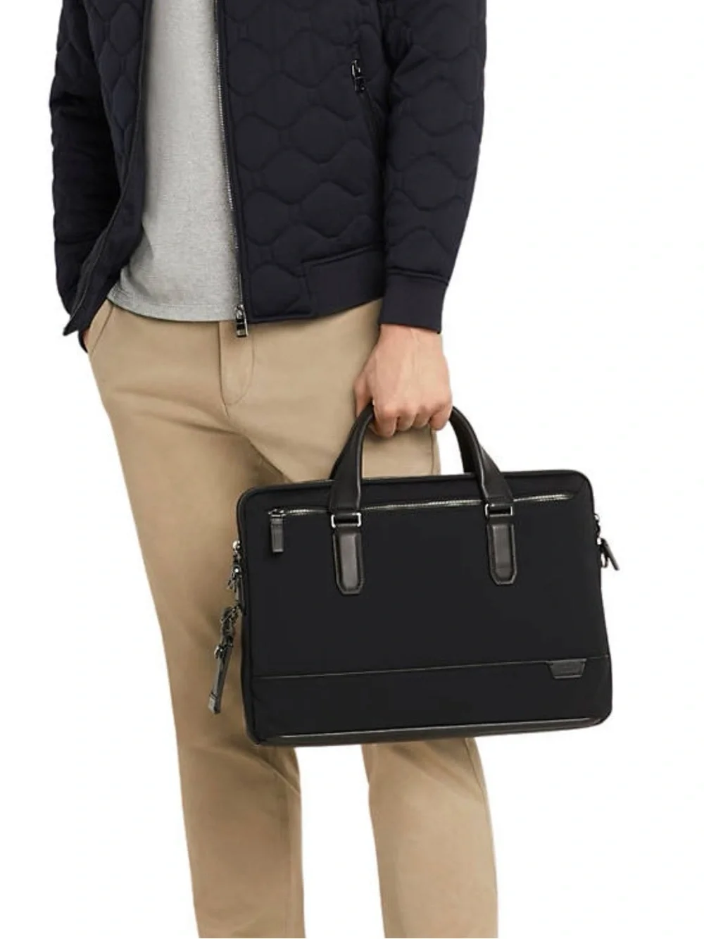 TUMI Nylon/leather computer bag